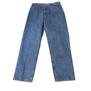 Vtg 90s LL Bean Double L Classic Fit Jeans Womens 16 Reg Medium Wash‎ Blue 34x30